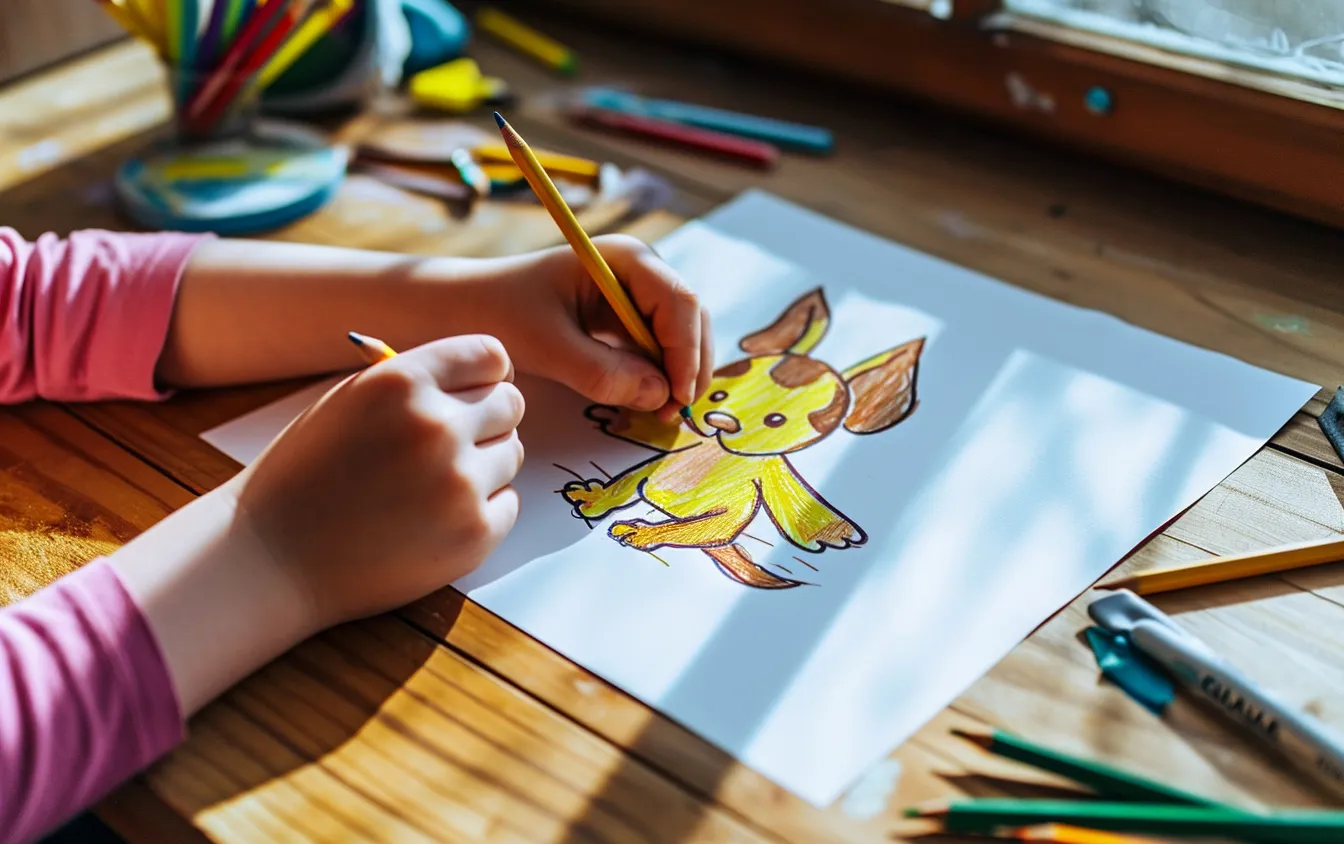 comment dessiner un chien facile